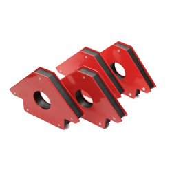 Kit Esquadro magnético 102 mm - 4 peças